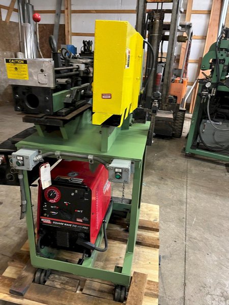 15" X .100 KENT MODEL #C31P SHEAR COIL END WELDER: STOCK 21114