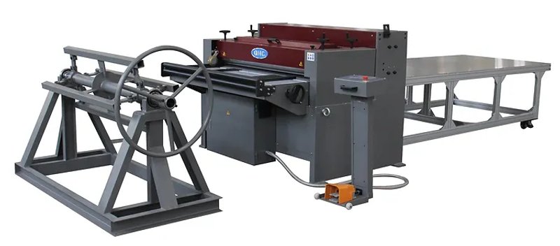 NEW GMC MODEL PS-4816GT GANG TYPE METAL POWERED SLITTER WITH PROGRAMMABLE CUT TO LENGTH