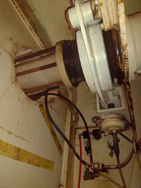 10,000 LB 5 TON X 42" AMERICAN STEEL LINE MODEL #1000 PULL OFF  COIL REEL / UNCOILER: STOCK #15291