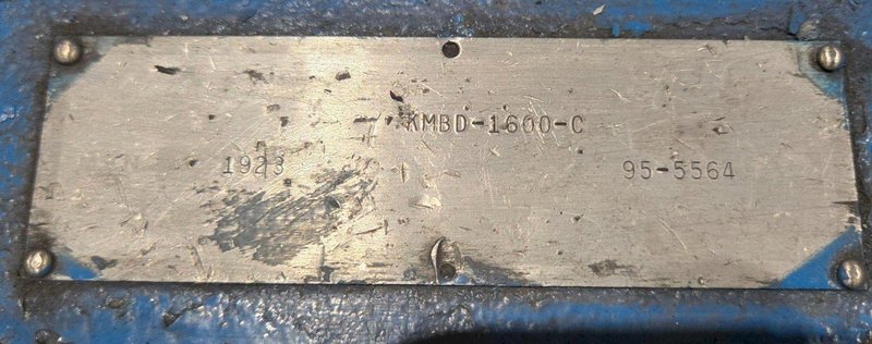 KINNEY KMBD-1600C VACUUM PUMP USED
