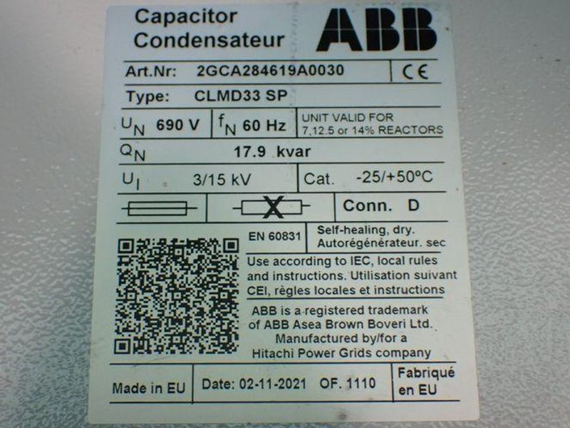 ABB Clmd33 Sp Capacitor Pairs - 2gca284619a0030