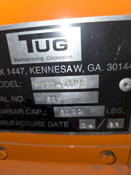 TUG MG30-7LP2 PROPANE TUG USED MISSING PARTS