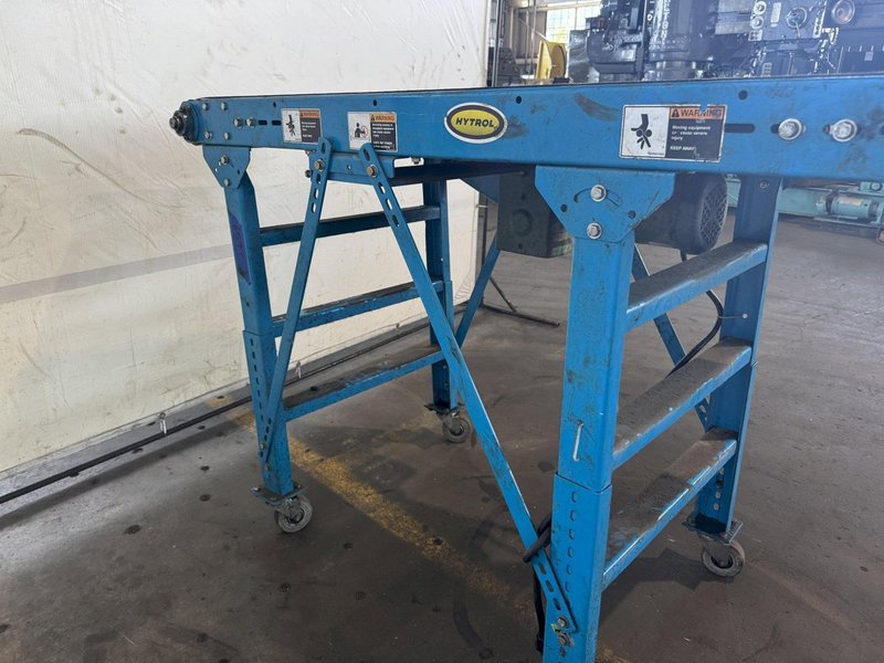 26" X 72" HYTROL POWERED BELT CONVEYOR. STOCK # 0672025