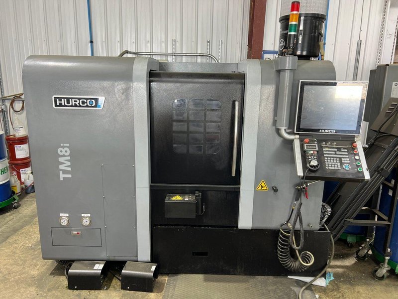 Hurco TM-8i CNC Lathe, 2019 – WinMax Control, Collet Chuck, Low Hours