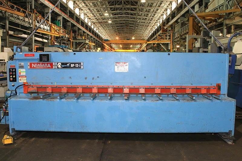 1990 Niagara SP-12-1/4 Hydraulic power Squaring Shear (#5789)