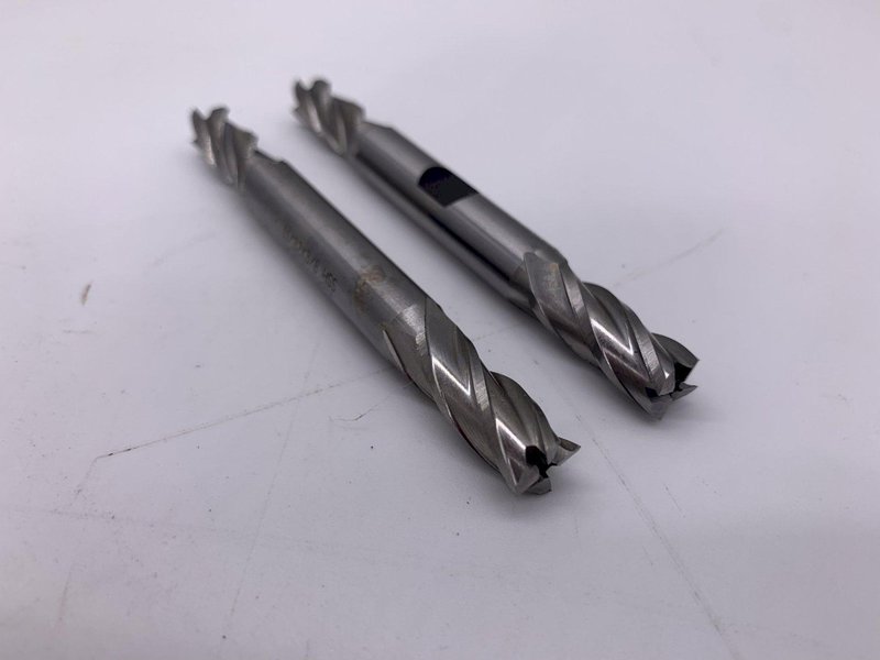 11/32 x 3/8” MORSE HSS DOUBLE ENDED FLUTE END MILLS [MATCHING SET] STOCK #15524