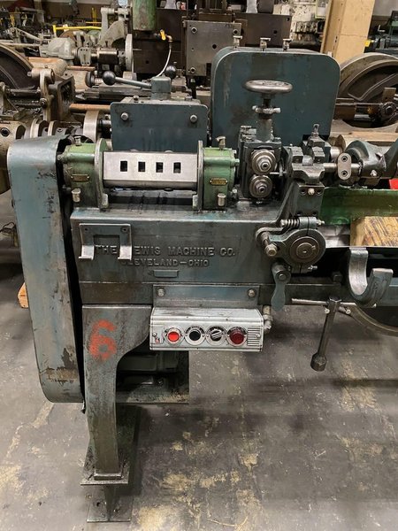 1/8" Lewis Model 1CG Wire Straighten and Cutoff Machine