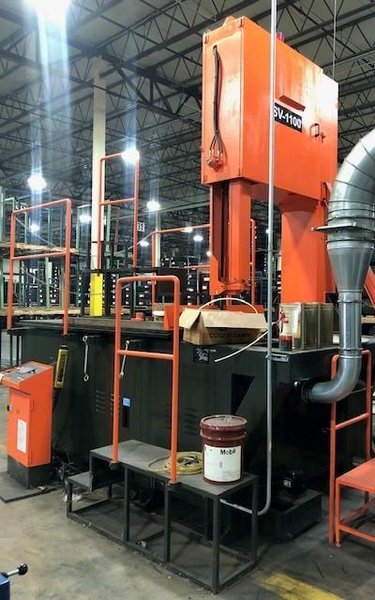 1100 X 1100 COSEN MODEL SV-1100 VERTICAL PLATE SAW