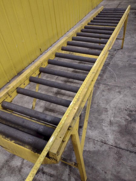 10' X 18" ROLLER TABLE FOR HYD MECH S20 SAW: STOCK #23767