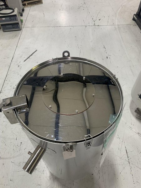 New AEC Drying Hopper, WH50, Approx. 50 lb Capacity, Insulated, Stainless Steel