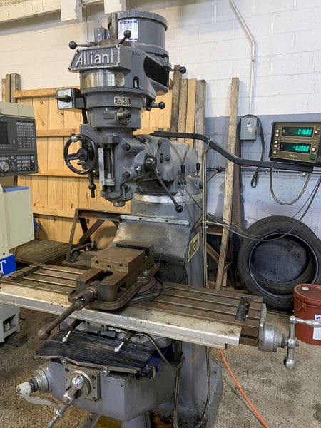 Alliant Model RT-2S Step Pulley Vertical Milling Machine
