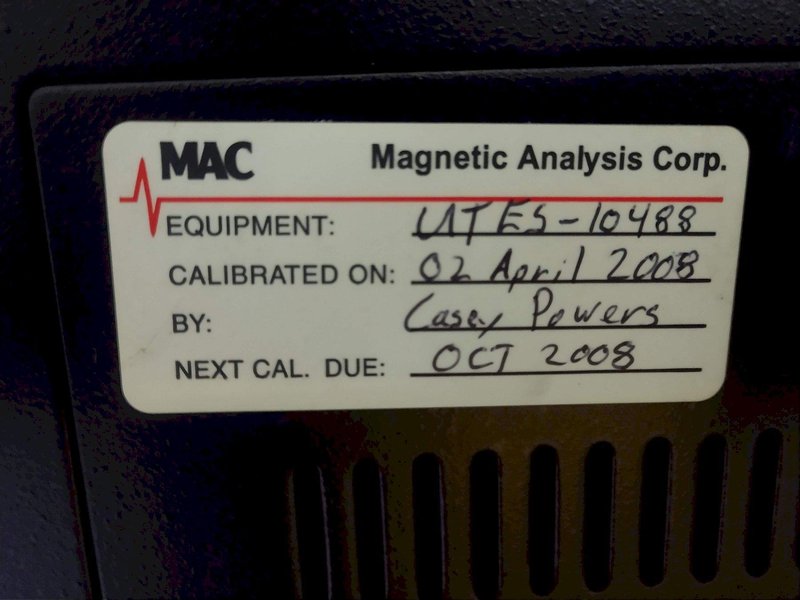 MAGNETIC ANALYSIS CORP ECHOMAC MODEL FD4: STOCK #10831