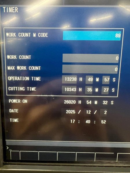 MORI SEIKI NL3000Y/3000 CNC TURNING MACHINE WITH LIVE TOOLING