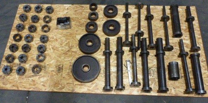 3-1/4" MODERN CUT-OFF MACHINE No. 3LD, 1/4" - 3-1/4", 20' Bar Feed, A-B PLC, Tooling, 10 HP, 1994