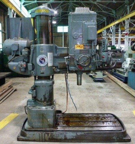4' x 11" CINTI-BICKFORD, 14-1500 RPM, 5 M.T., Extra Height, 7-1/2 HP, Nice