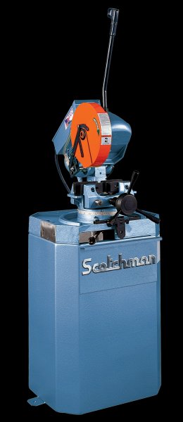 14" Scotchman Cold Saw CPO 350 LT, Miter, 22/44 RPM, 2" Solid Rounds, Coolant, New