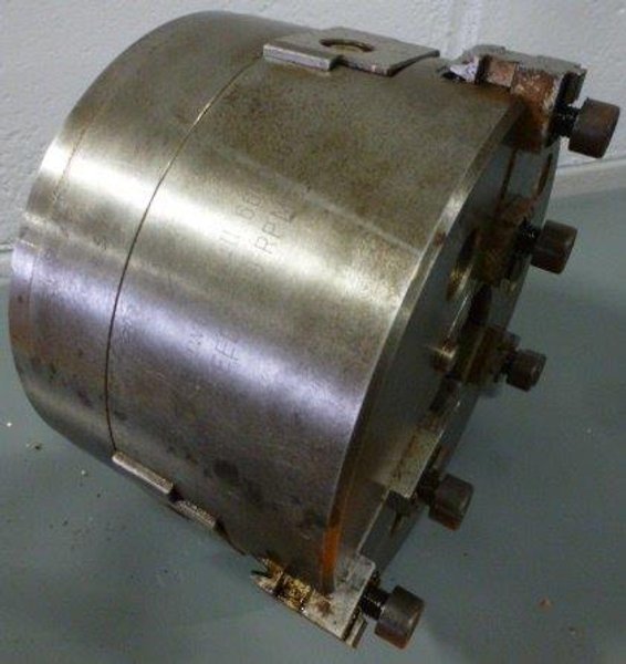 6-1/4" Rohm, 3-Jaw Power No. DURO-NC-160, A1-5, 5500 RPM