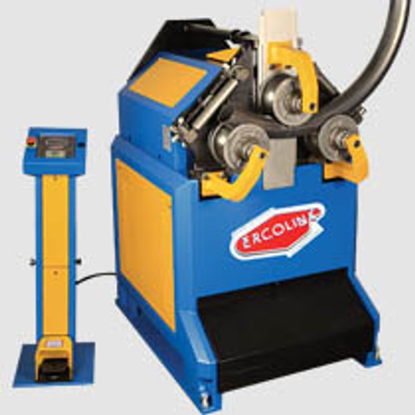 2-3/8" x 2-3/8" x 1/4" ERCOLINA No. CE50H3, Hyd., 2.5" Pipe, 3" Tube, Programmable, New 