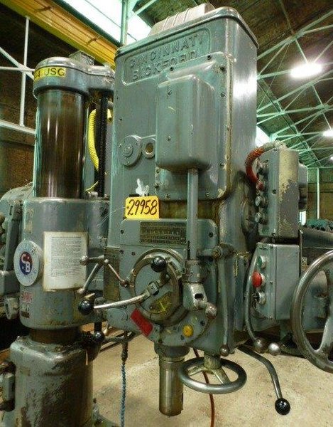 4' x 11" CINTI-BICKFORD, 14-1500 RPM, 5 M.T., Extra Height, 7-1/2 HP, Nice