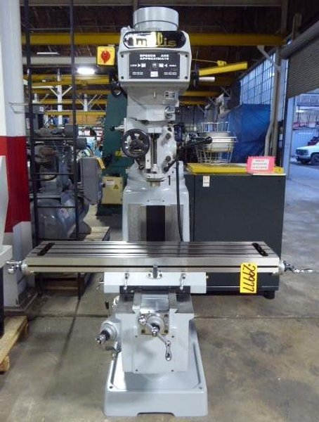 WILLIS Vertical Mill No. 1050, 10" x 50" Tbl., V-Speed, R-8, 3 HP, New