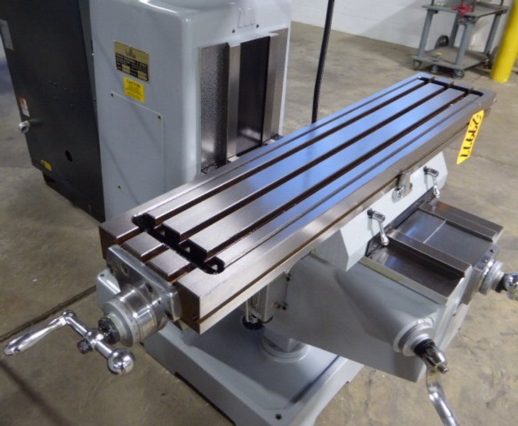 WILLIS Vertical Mill No. 1050, 10" x 50" Tbl., V-Speed, R-8, 3 HP, New