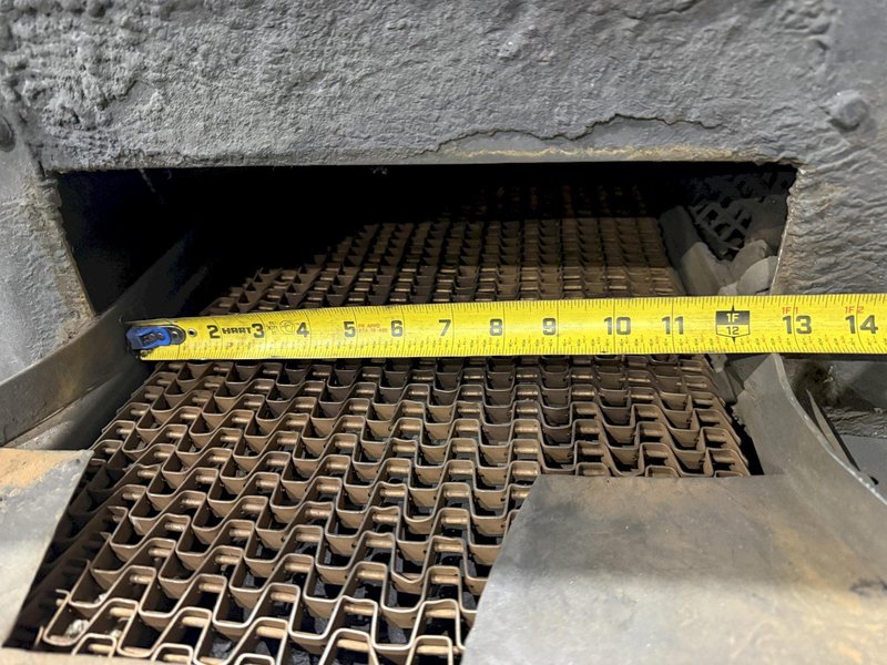 12" WIDE RANSOHOFF LEANVEYOR 3-STAGE STAINLESS STEEL MESH CONVEYOR PASS THROUGH PARTS WASHER, NEW 2017: YOBRO #24292