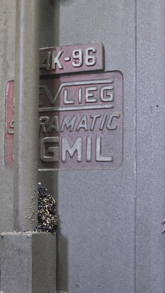 5" DEVLIEG 54K-96 HORIZONTAL BORING MILL. STOCK # 1087626