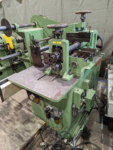 12" x 2.50" x 1,000# Ruesch Slitting Line STOCK#3201