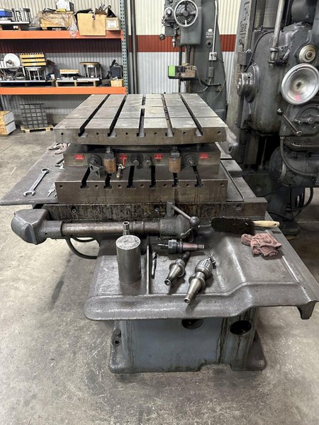 3" DEVLIEG 3B-48 HORIZONTAL BORING MILL. STOCK # 0255124