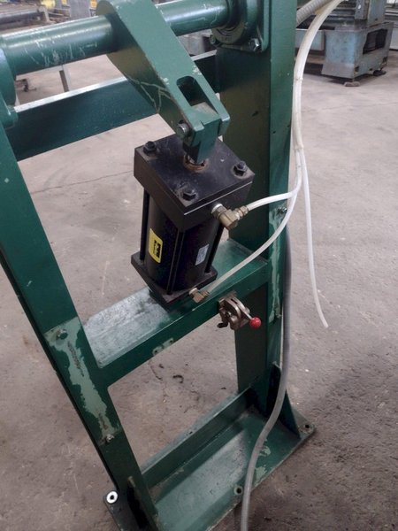 12" WIDE TORRINGTON 4" ARBOR PULL-THROUGH SLITTING LINE: STOCK #16504