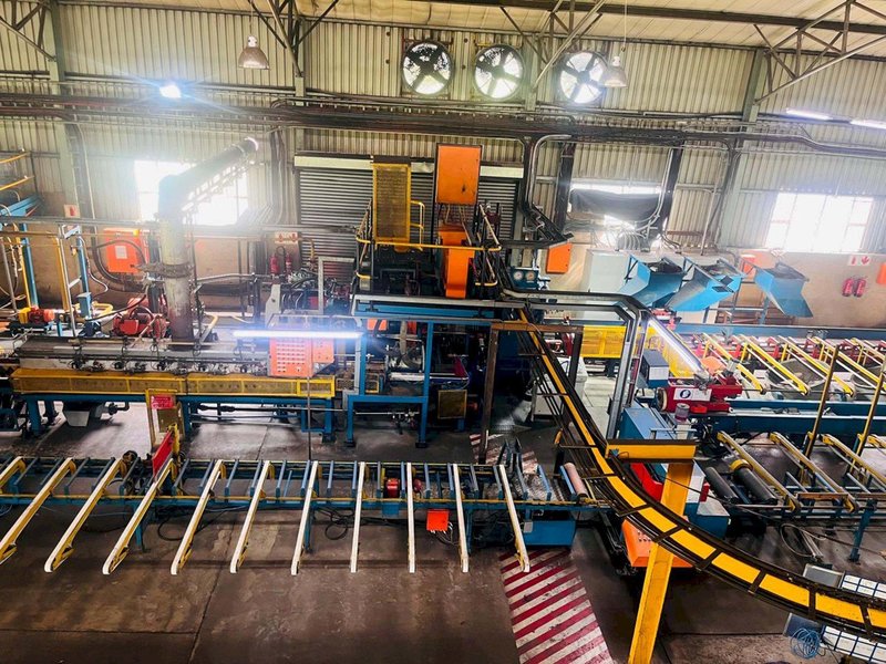 850 Ton Fielding &amp; Platt Aluminum Extrusion Press (14648)