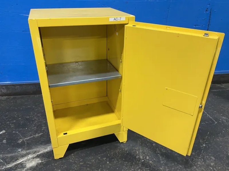 Eagle 12 Gallons Flammable Liquid Storage Cabinet - 1925legs