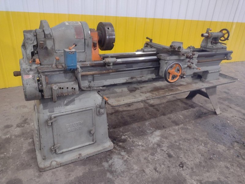 16" X 60" SOUTHBEND MODEL #8117-E ENGINE LATHE, 1.375" HOLE: STOCK #20778
