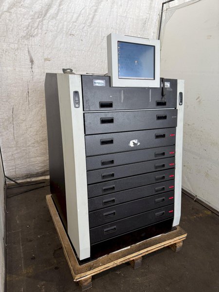 9-DRAWER MATRIX SERIES 4 COMPUTERIZED HARDWARE CABINET. STOCK # 0999924.