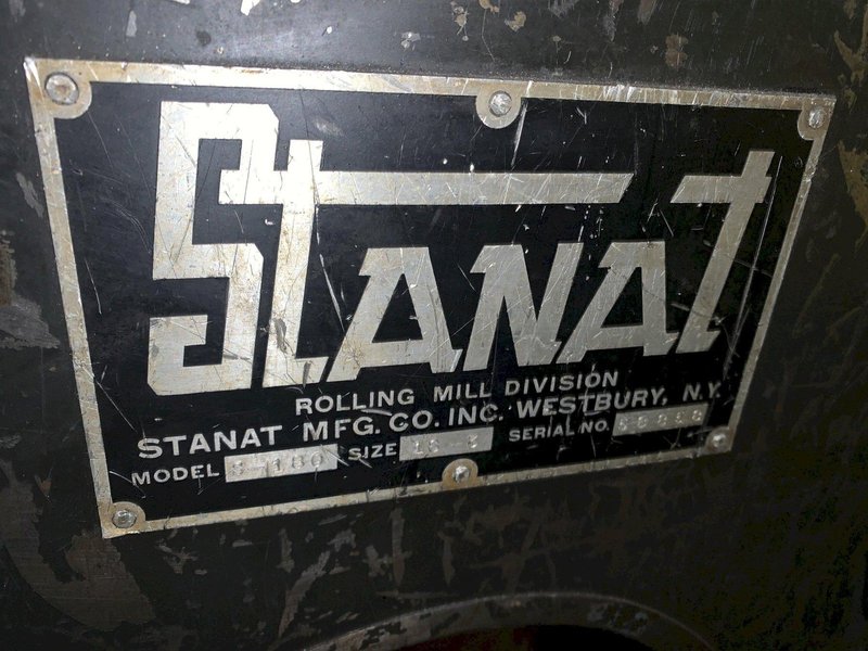 18" WIDE X 4500 LB X 3" ARBOR STANAT MODEL #S-180  SLITTING LINE: STOCK #13717