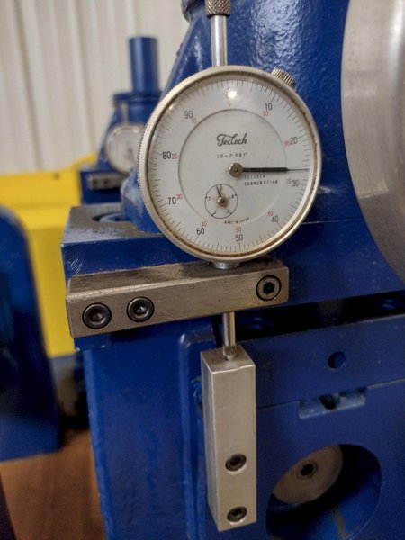 8" WIDE TORRINGTON 2-5/8" ARBOR PULL-THROUGH SLITTING LINE: STOCK #16505