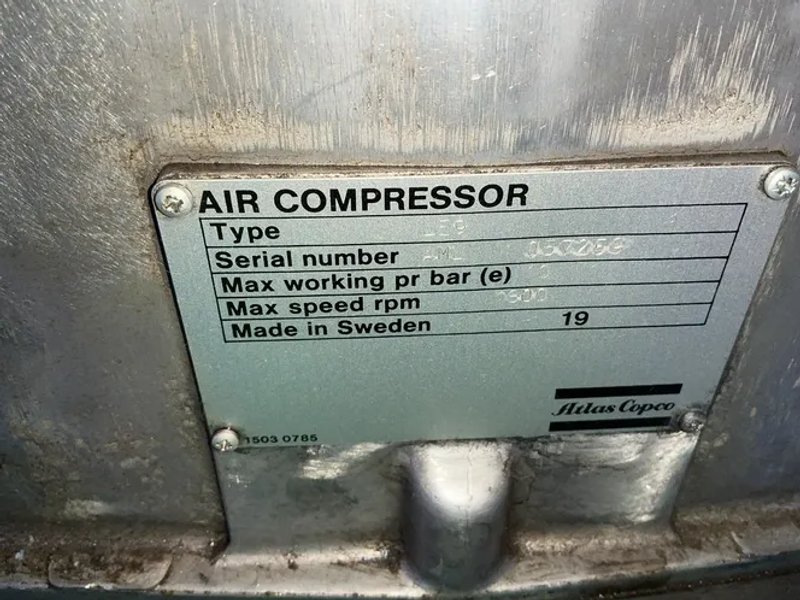 Atlas Copco 10 Hp Air Compressor  - Le9