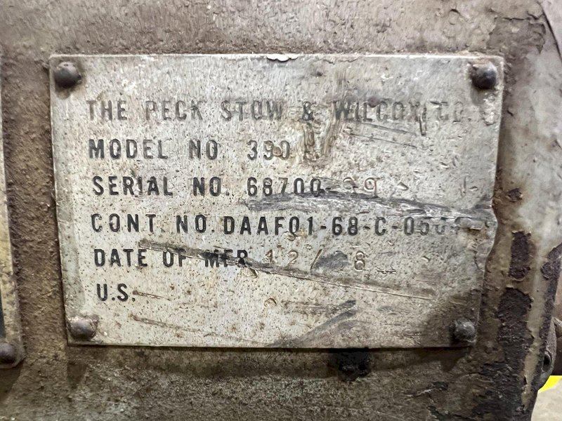 36" X 18 GAUGE PEXTO MODEL #390-F PLATE BENDING ROLL STOCK #18949