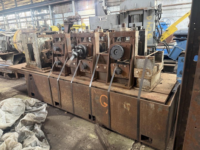 20 STAND X 4.5" ARBOR X 15" ROLLSPACE TUREK &amp; HELLER ROLLFORMER / TUBE PIPE MILL: YOBRO #26392