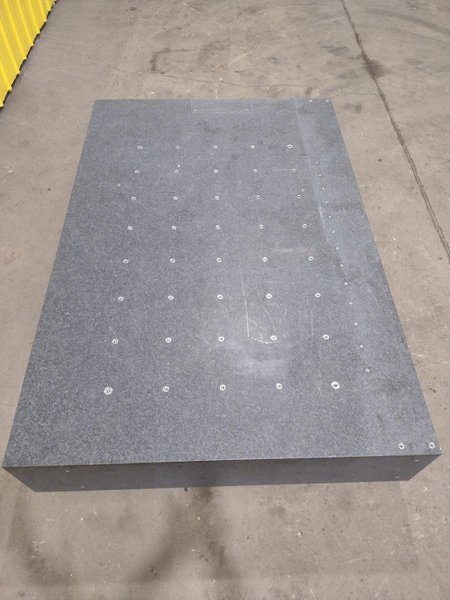 83.5" x 55" x 12.5" BLACK PRECISION GRANITE LAYOUT TABLE SURFACE PLATE: STOCK 19367