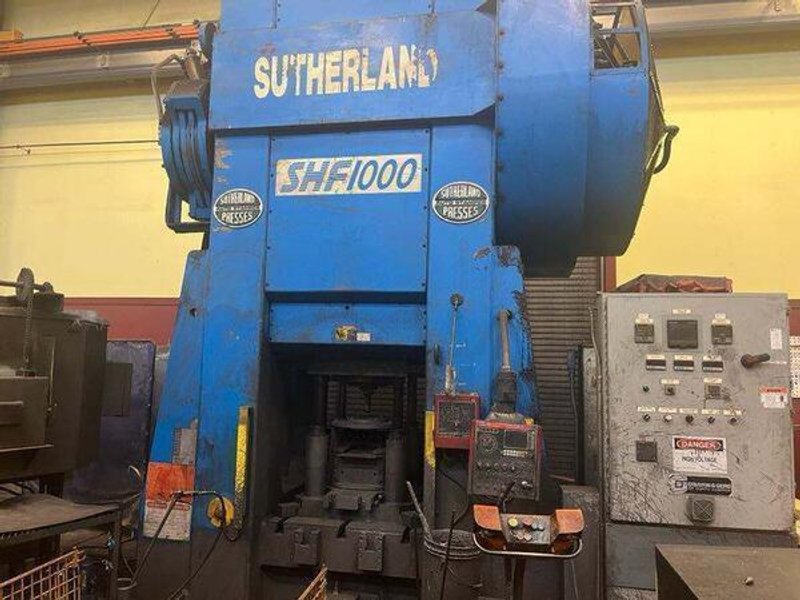 1000 TON SUTHERLAND SHF1000 HOT FORGING PRESS. STOCK # 0467924