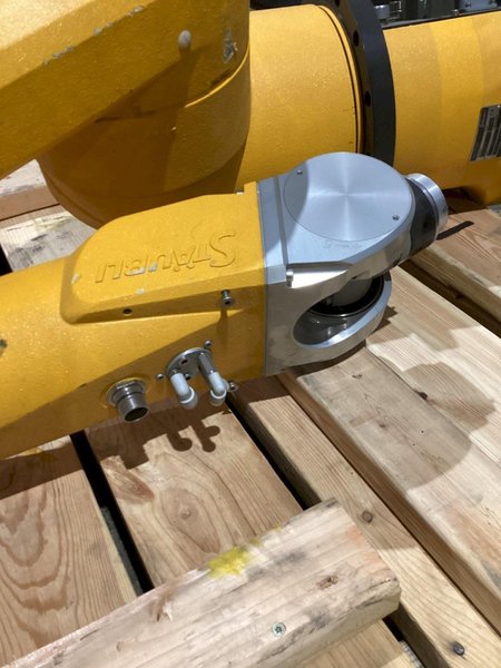 STAUBLI TX90L ROBOT ARM WITH CABINET- NO TEACH PENDANT USED