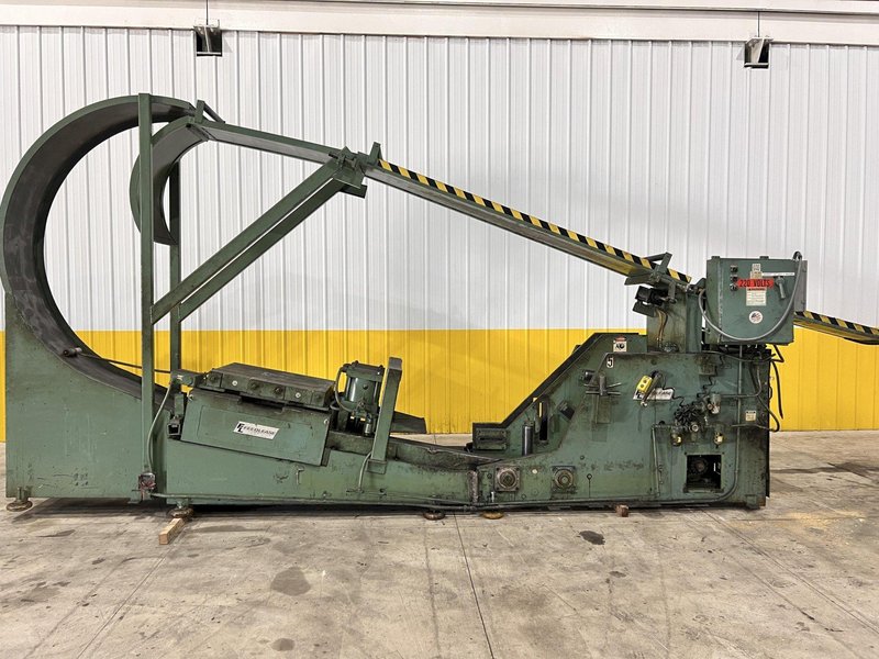 12,000 LB X 18" W X .25" FEED LEASE MODEL #FLCC-1860-P10 REVERSE LOOP COIL CRADLE STRAIGHTENER: STOCK #21163