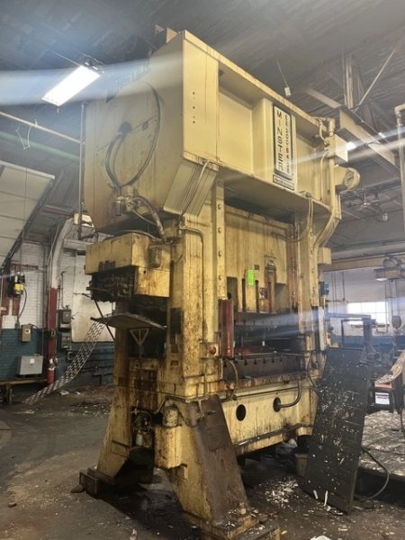 MINSTER 300 TON "HEVISTAMPER" 54X36 SSDC PRESS, S/N E2-300-21320, STOCK#...