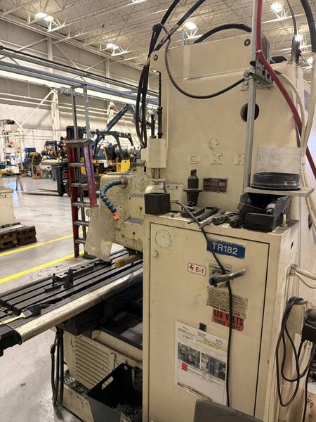 65" X 15" OKK MH-3VII 10HP VERTICAL MILLING MACHINE. STOCK # 1085526