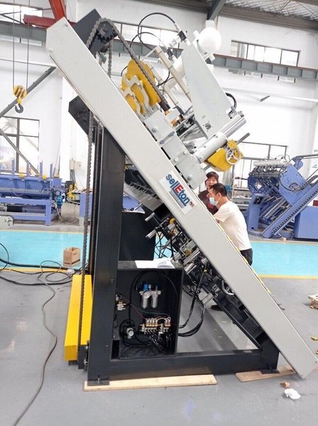 SellEton SL-Pallet-M1 Automatic Pallet Making Machine, 2023 – Includes Stacker and Conveyor