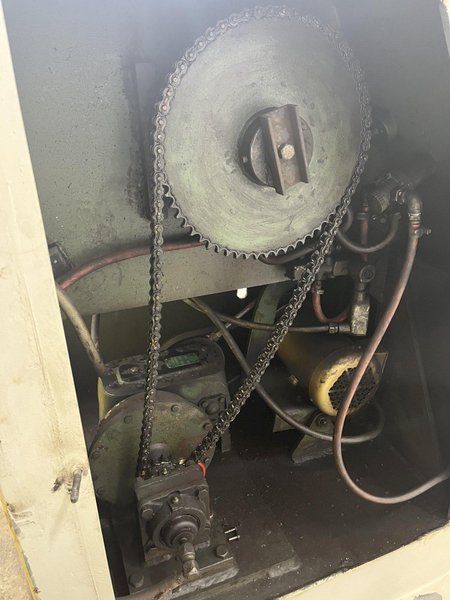 6,000 LB X 28" AMERICAN STEEL LINE MODEL #1000 MOTORIZED COIL REEL UNCOILER: STOCK # 3495