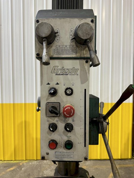 27" GRIZZLY MODEL #G0756 HEAVY DUTY DRILLING &amp; TAPPING SINGLE SPINDLE DRILL:: STOCK 16885