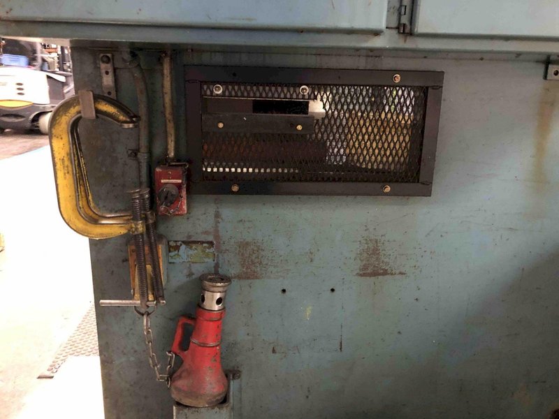 150 Ton Niagara Straight Side Press, Model PN-150-84-42, 6" STR, 16" SH, 84"LR x 42"FB BA, 20" WDO, 30-60 SPM, 1987