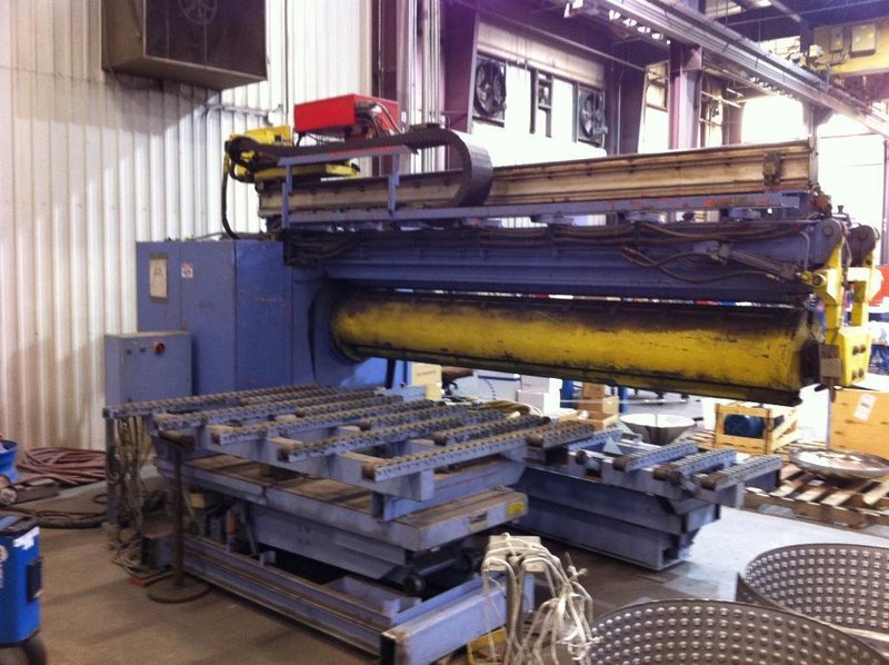 120" CLOOS SEAM WELDER WITH POWER SUPPLY: STOCK #61634